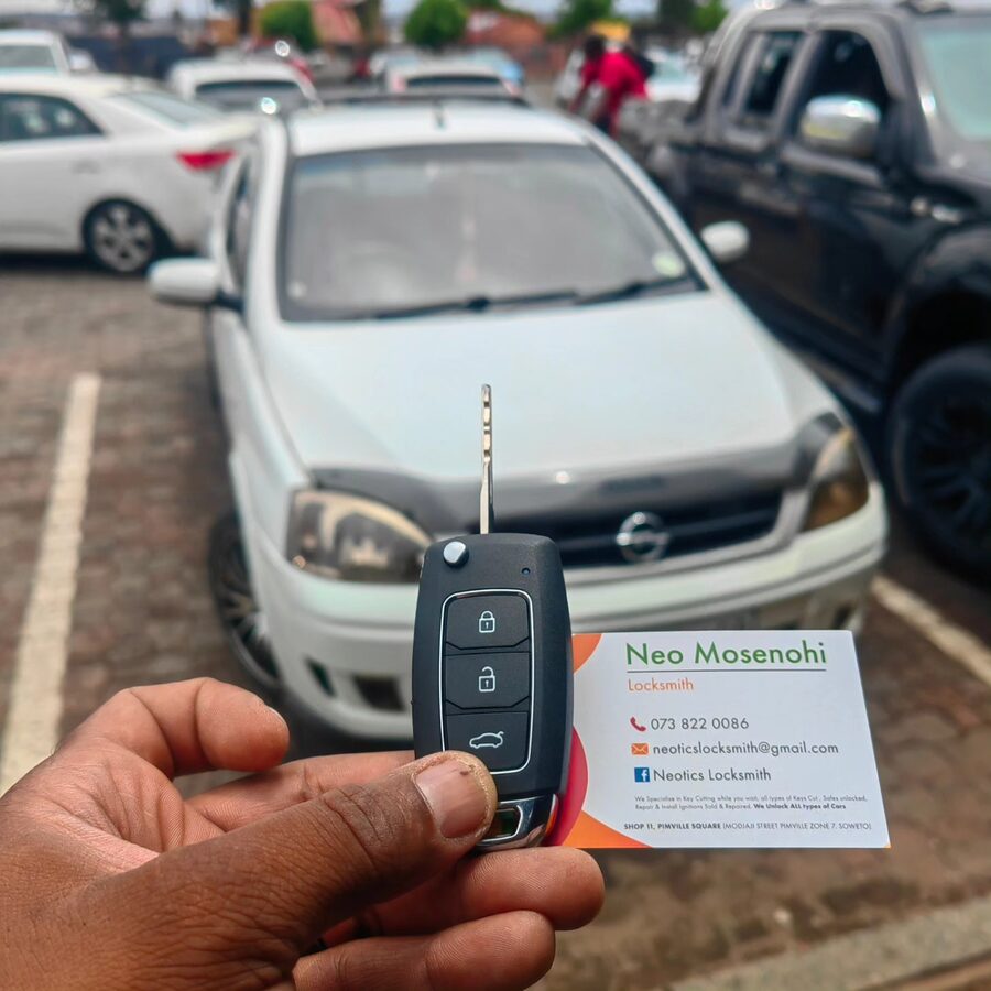 Opel Corsa Utility — All keys lost — new remote key supplied and programmed — R2 600